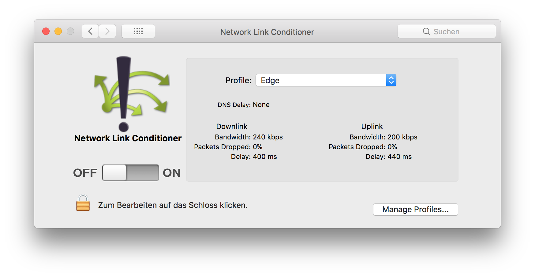 NetworkLinkConditioner